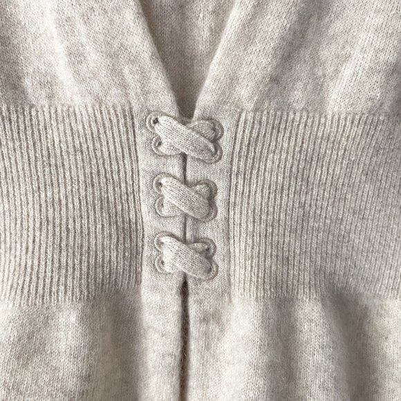White + Warren Cream Crew Neck Sweater - Picture 4 of 14